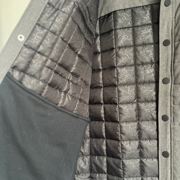 NWOT Men's LG VORTEX Quilted Jacket, Light Grey - Picture 14 of 14